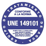 une149101 equipo tratamiento de agua sello